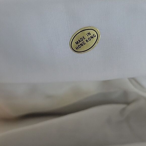 Vintage 60s Elegant Gold and Silver Hand Beaded Clutch Evening Bag - Picture 6 of 11